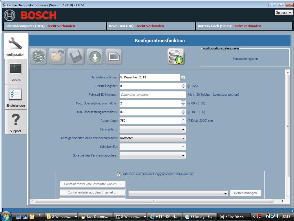 bosch ebike diagnostic software