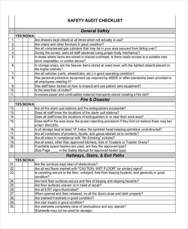 it audit checklist sample